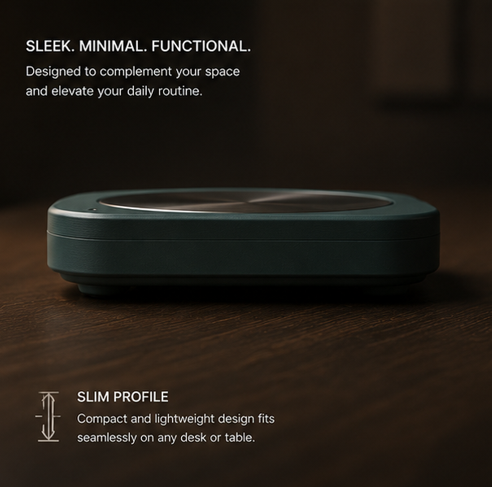 Forma Cup Warming Pad slim profile side view