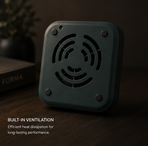 Forma Cup Warming Pad built-in ventilation underside