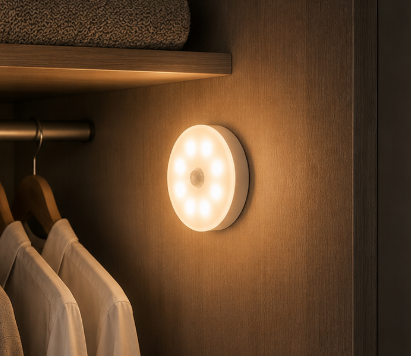 Forma Motion Light in a wardrobe